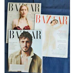 Harper's Bazaar Sept Oct Nov 2023 Magazine Lot of 3 Paul Mescal Margaret Qualley